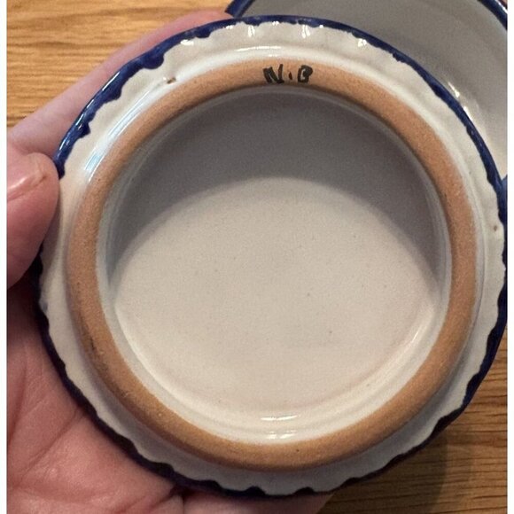 Talavera Mexico Pottery Trinket Candy Jewelry Box - Picture 4 of 8